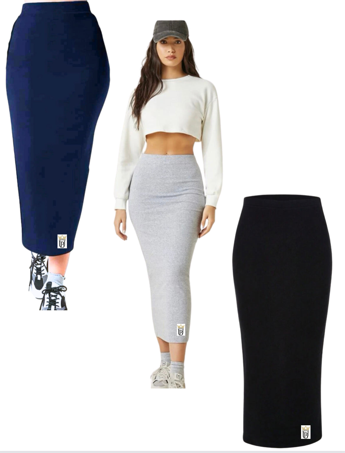 Midi Pencil Skirt