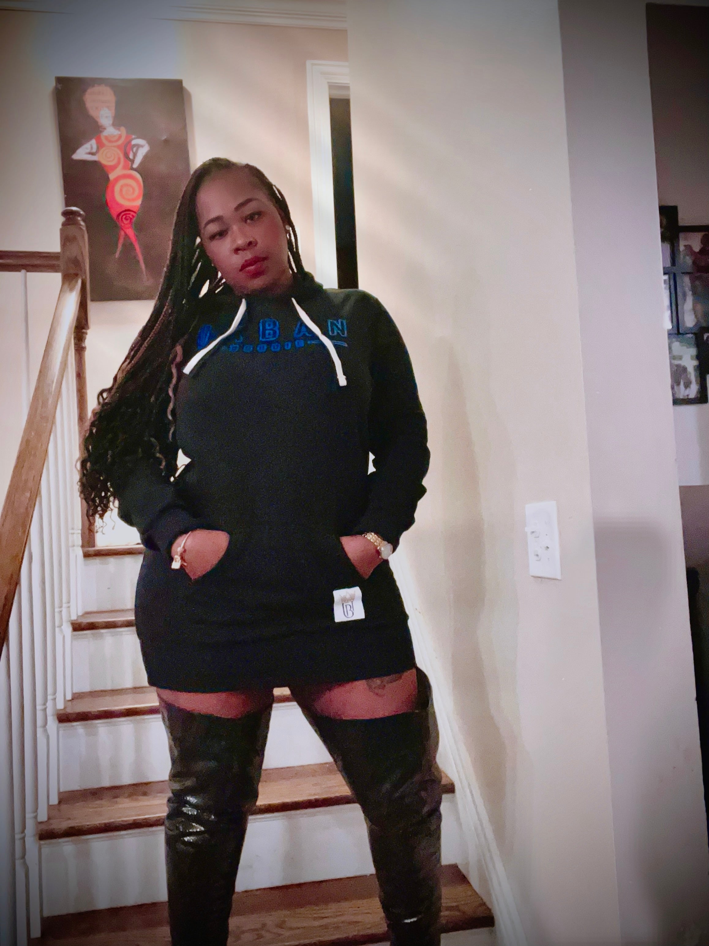 What It Is Hoodie Dress